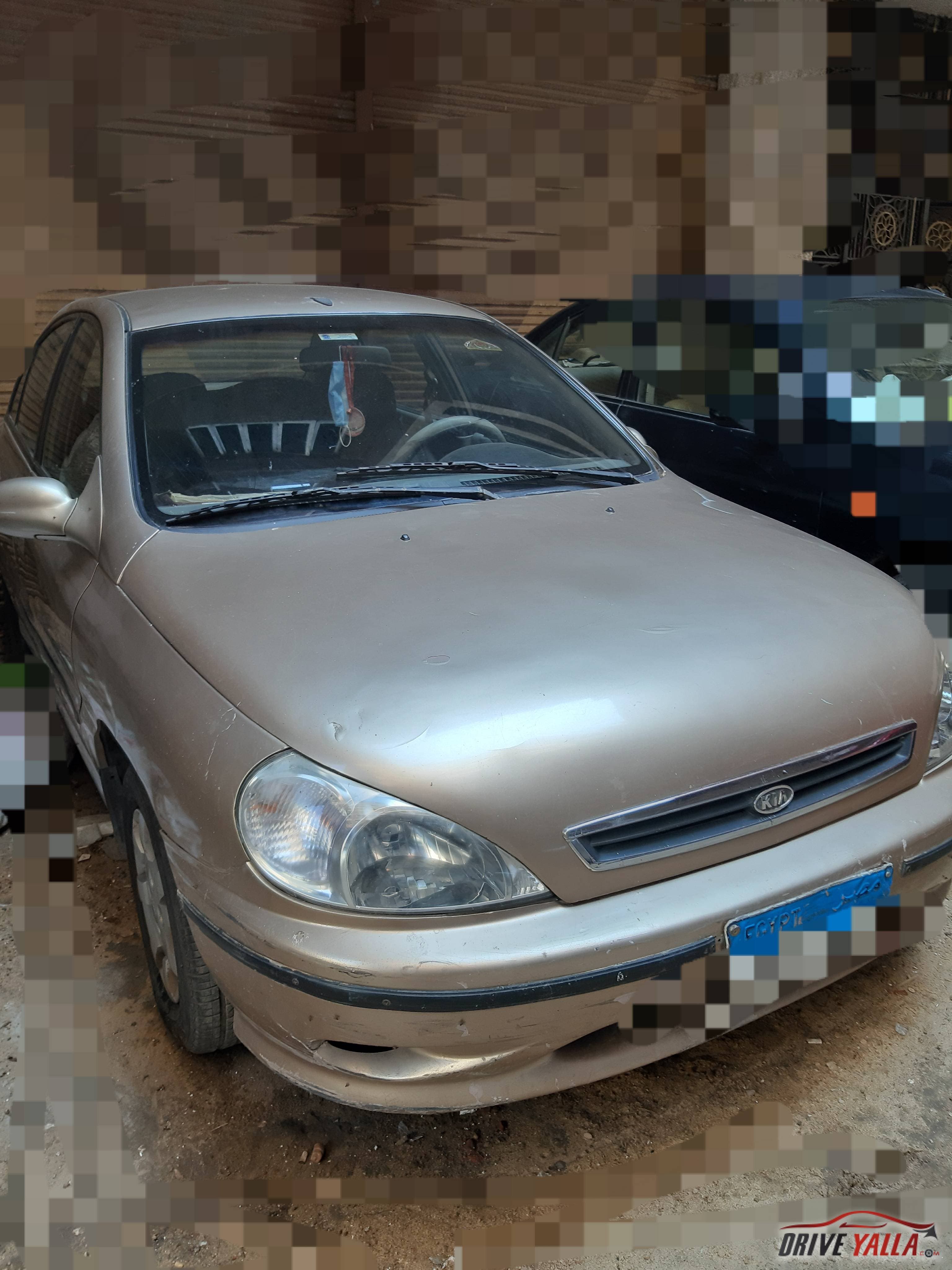 كيا ريو مستعملة للبيع فى مصر موديل ٢٠٠١